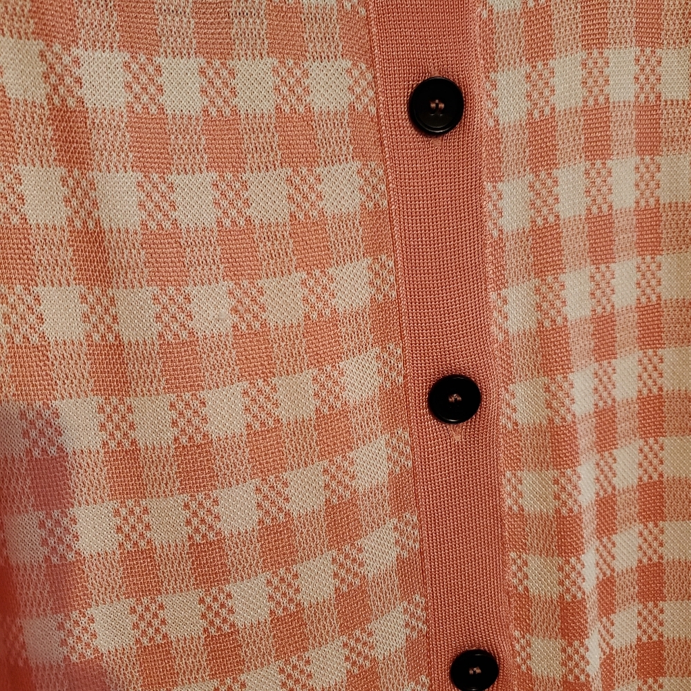 Msgm Checkered Button Down Midi Skirt - image 5